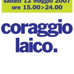 12 Maggio – GIORNATA DEL "CORAGGIO LAICO"