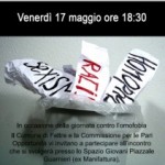 Feltre – Incontro per la Giornata Mondiale contro l’Omofobia